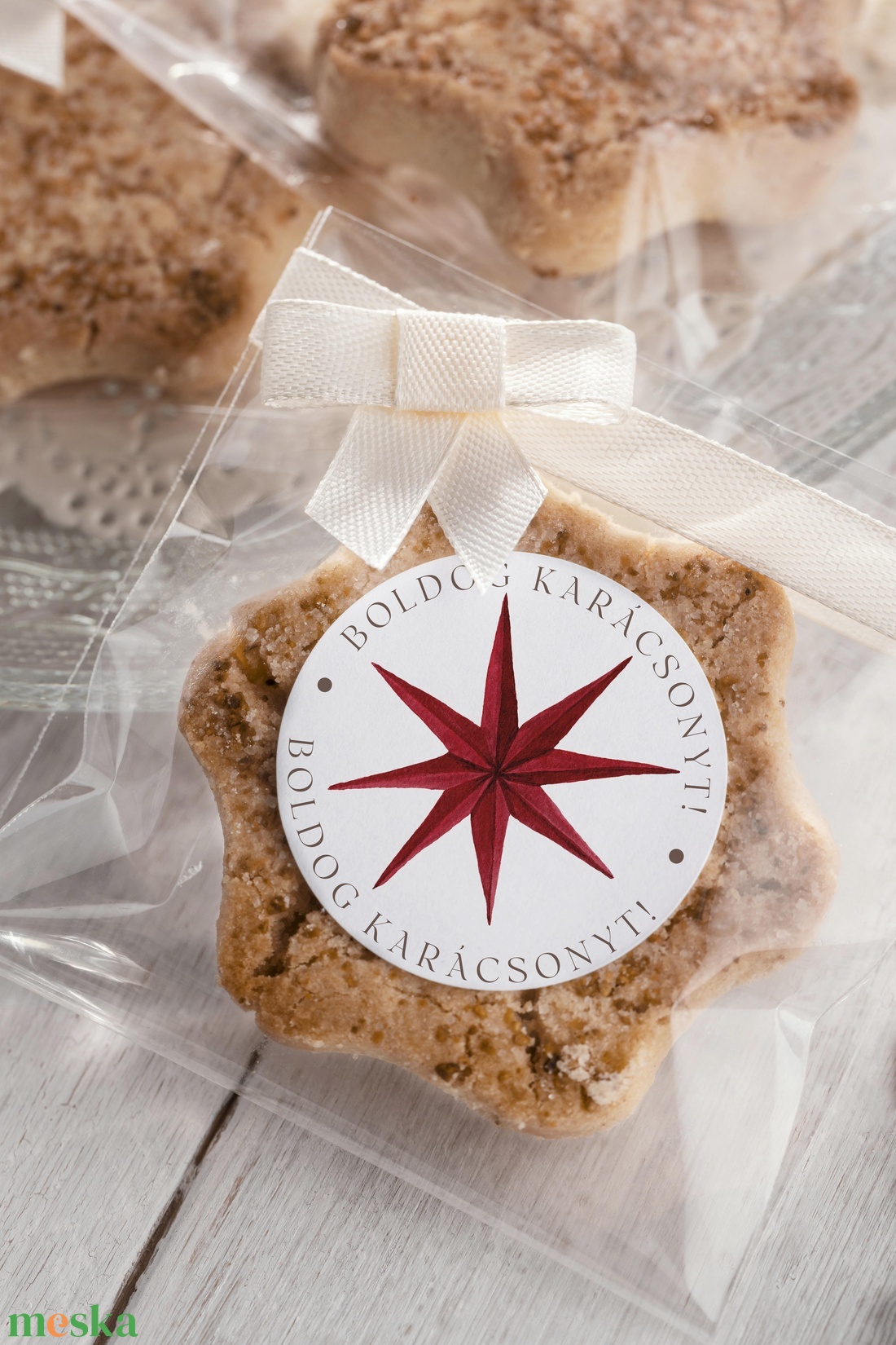 Ornament karácsonyi köszönőajándék matrica, gyertya körmatrica, borítékzáró matrica - otthon & életmód - papír, írószer - matrica, matrica csomag - Meska.hu