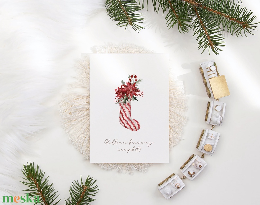 Ornament karácsonyi képeslap, üdvözlőlap, ajándékkísérő szett 3 db - karácsony - karácsonyi ajándékozás - karácsonyi képeslap, üdvözlőlap, ajándékkísérő - Meska.hu