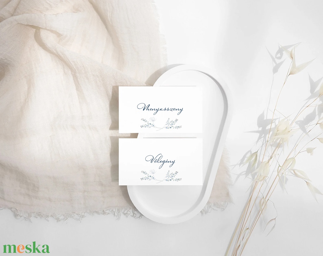 Winter esküvői ültetőkártya - esküvő - meghívó & kártya - ültetési rend - Meska.hu