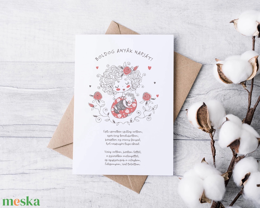 Anyák napi képeslap, virágos üdvözlőlap, verses ajándékkísérő  - otthon & életmód - papír, írószer - ajándékozás kellékei - képeslap, üdvözlőlap - Meska.hu Anyák napi képeslap, virágos üdvözlőlap, verses ajándékkísérő  - otthon & életmód - papír, írószer - ajándékozás kellékei - képeslap, üdvözlőlap - Meska.hu