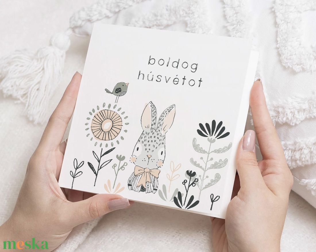 Húsvéti képeslap, tavaszi üdvözlőlap, nyuszis ajándékkísérő - otthon & életmód - papír, írószer - ajándékozás kellékei - képeslap, üdvözlőlap - Meska.hu Húsvéti képeslap, tavaszi üdvözlőlap, nyuszis ajándékkísérő - otthon & életmód - papír, írószer - ajándékozás kellékei - képeslap, üdvözlőlap - Meska.hu