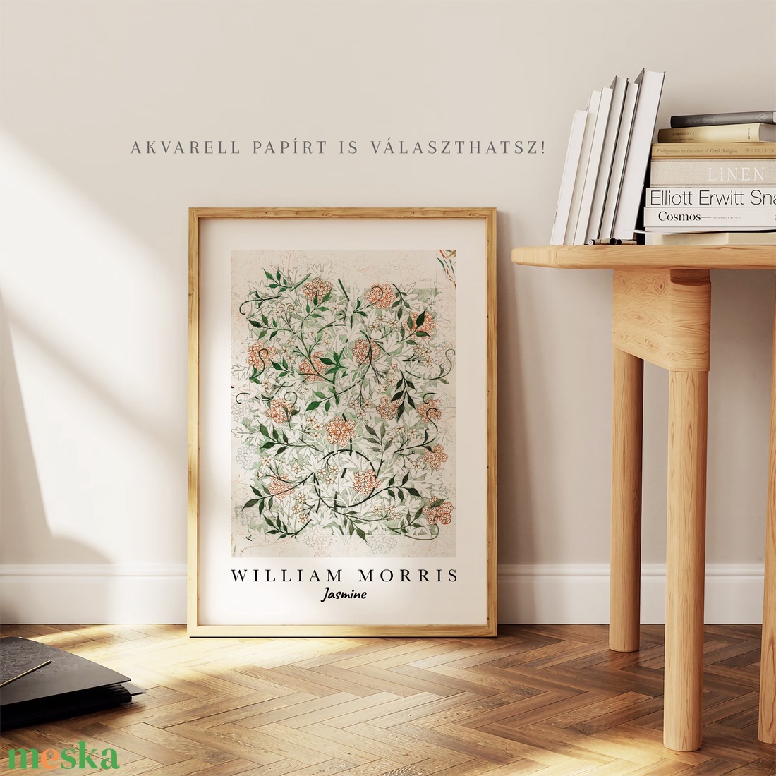 William Morris Jasmine plakát, tavaszi falikép, tapétaterv poszter - otthon & életmód - dekoráció - kép & falikép - plakát - Meska.hu