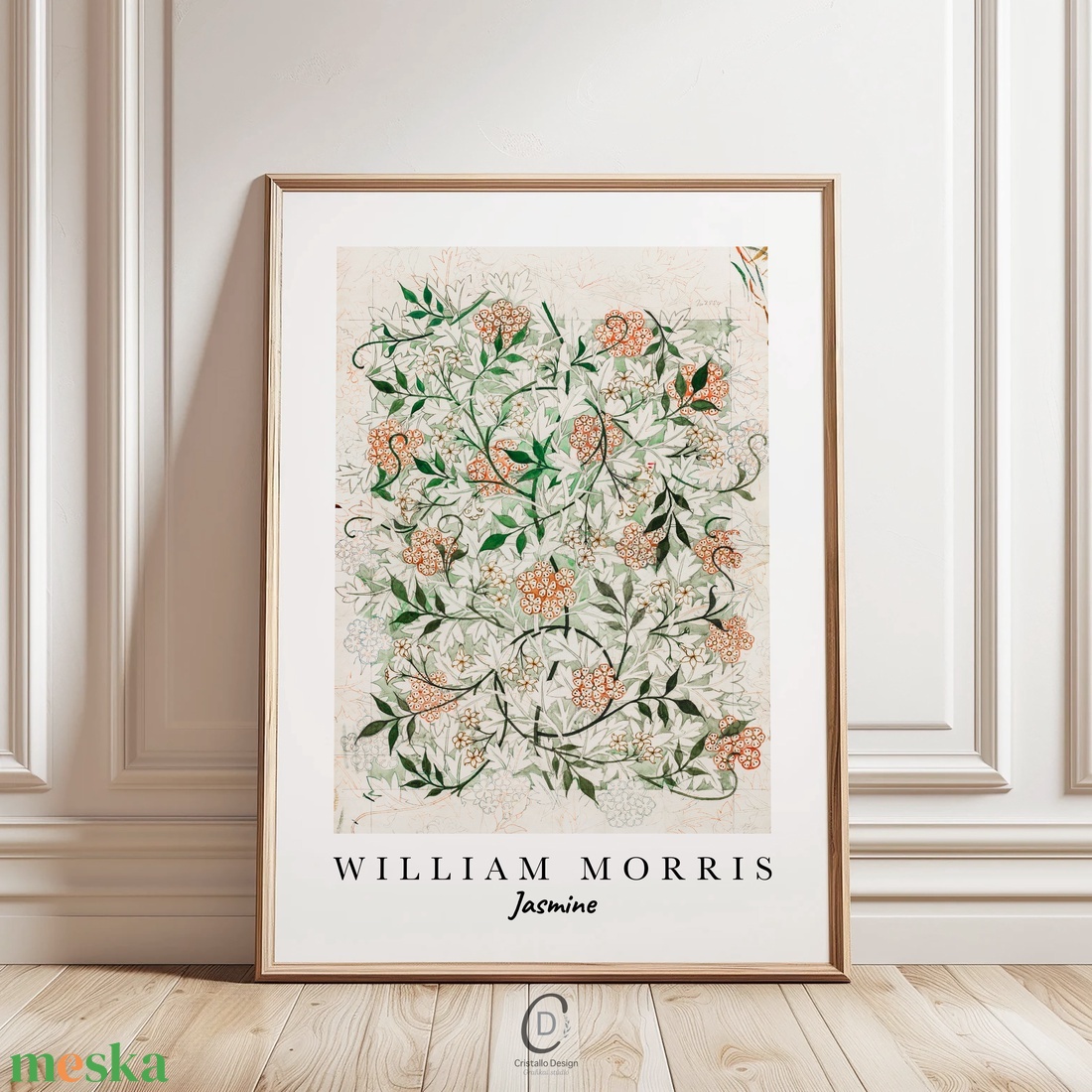 William Morris Jasmine plakát, tavaszi falikép, tapétaterv poszter - otthon & életmód - dekoráció - kép & falikép - plakát - Meska.hu