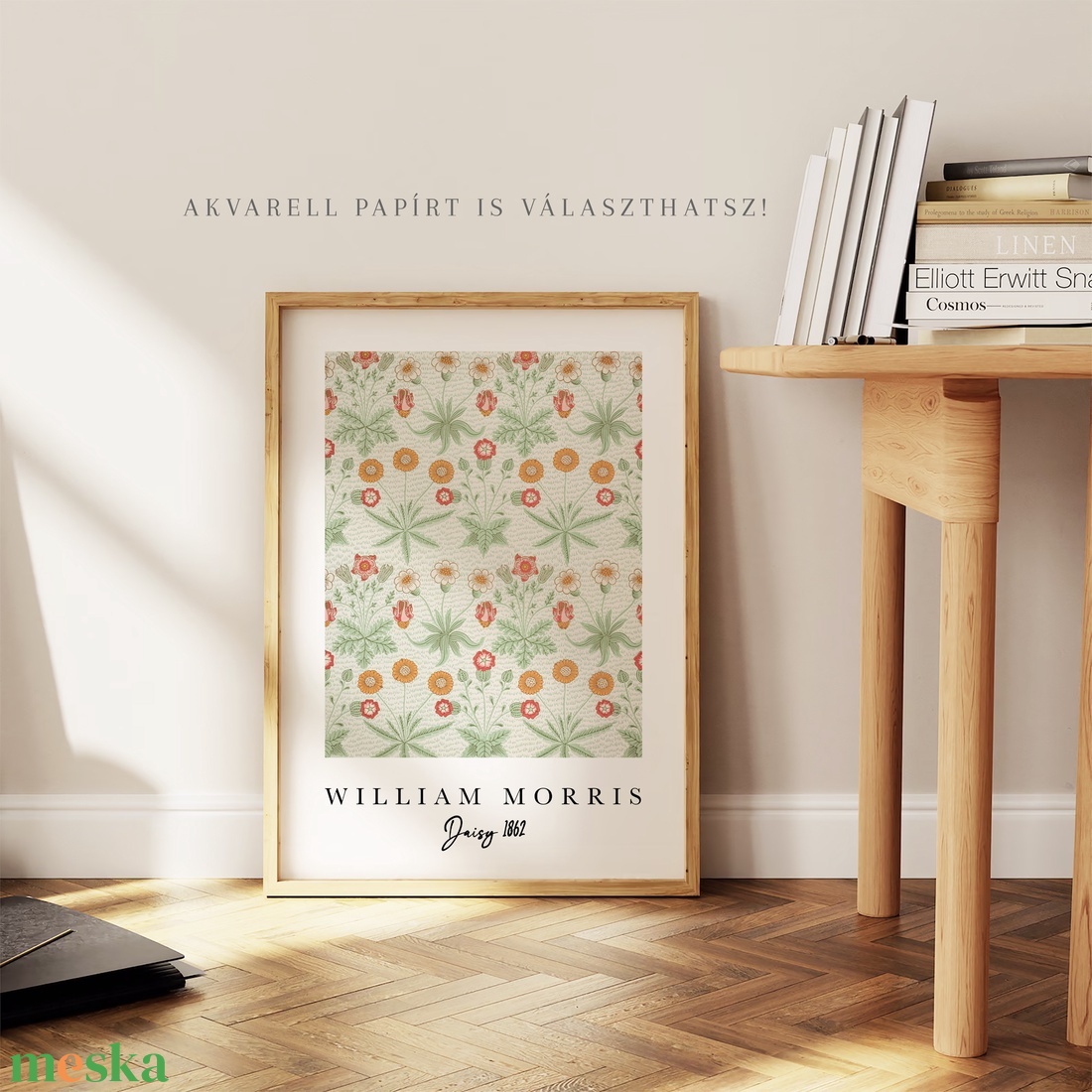 William Morris Daisy plakát, tavaszi falikép, tapétaterv poszter - otthon & életmód - dekoráció - kép & falikép - plakát - Meska.hu