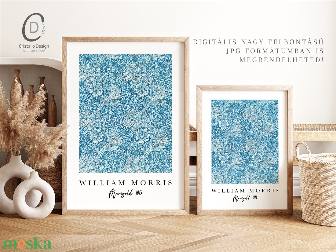 William Morris Marigold plakát, falikép, tapétaterv poszter - otthon & életmód - dekoráció - kép & falikép - plakát - Meska.hu