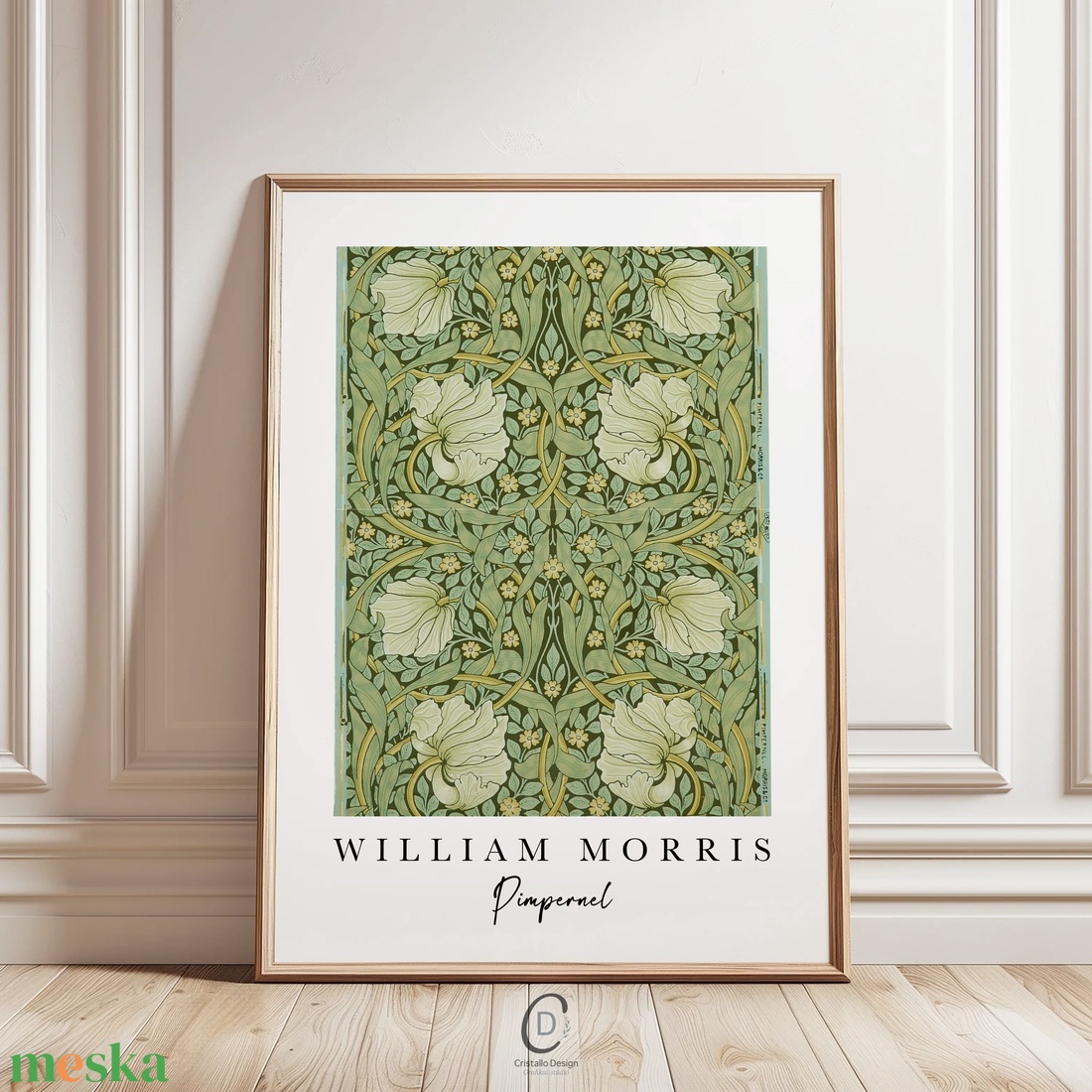 William Morris Pimpernel plakát, tavaszi falikép, tapétaterv poszter - otthon & életmód - dekoráció - kép & falikép - plakát - Meska.hu