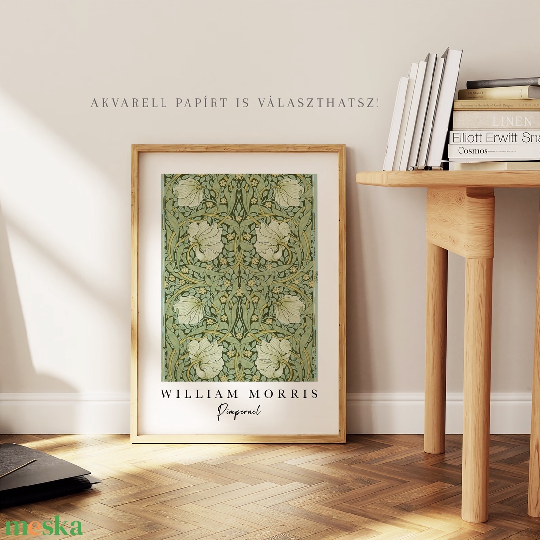 William Morris Pimpernel plakát, tavaszi falikép, tapétaterv poszter - otthon & életmód - dekoráció - kép & falikép - plakát - Meska.hu