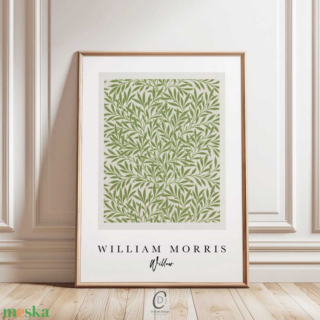 William Morris Willow plakát, tavaszi falikép, tapétaterv poszter - otthon & életmód - dekoráció - kép & falikép - plakát - Meska.hu