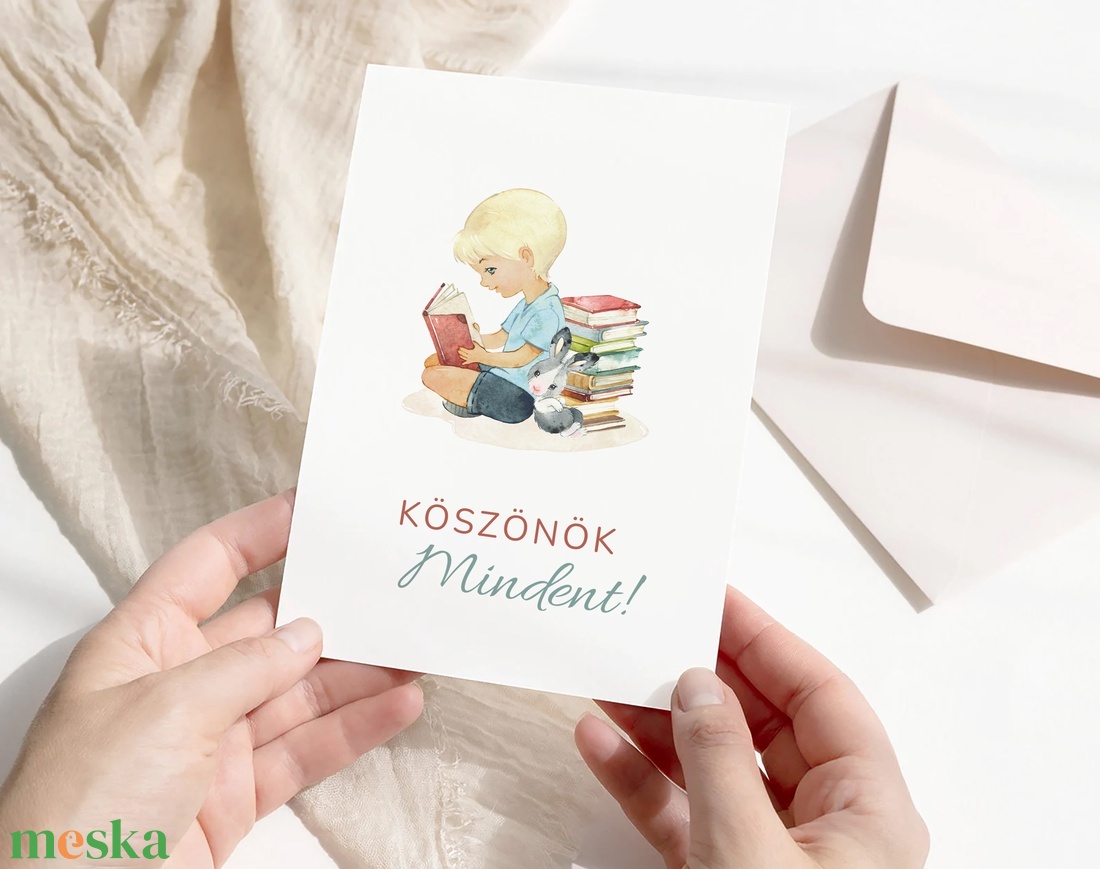 Köszönőajándék kártya óvónéniknek, dadusoknak, ballagásra búcsúajándék, ajándékkísérő, képeslap - otthon & életmód - papír, írószer - ajándékozás kellékei - képeslap, üdvözlőlap - Meska.hu
