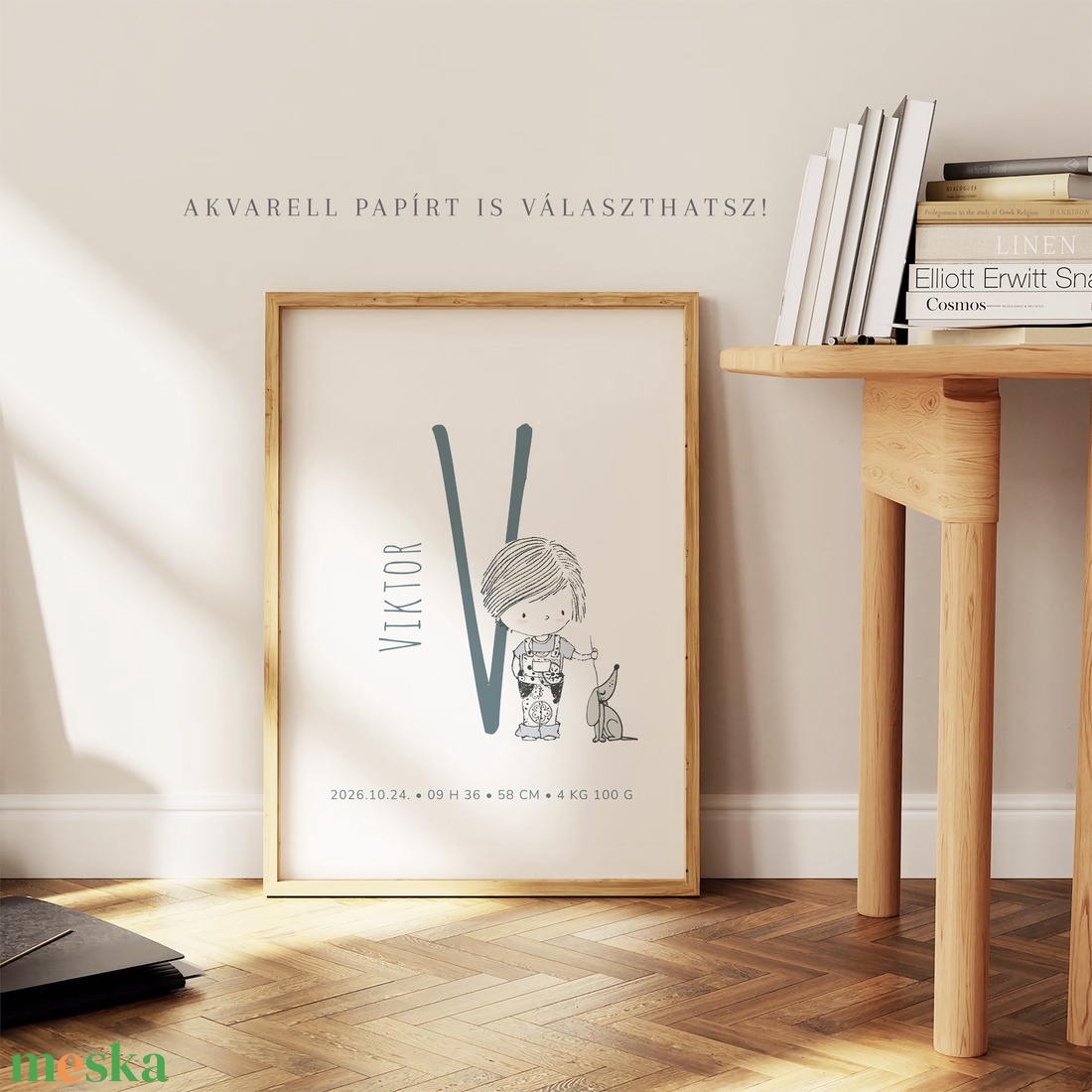 Betű falikép, monogramos babaszoba dekoráció, megérkeztem, keresztelő ajándék - otthon & életmód - dekoráció - fali és függő dekoráció - betű & név - Meska.hu
