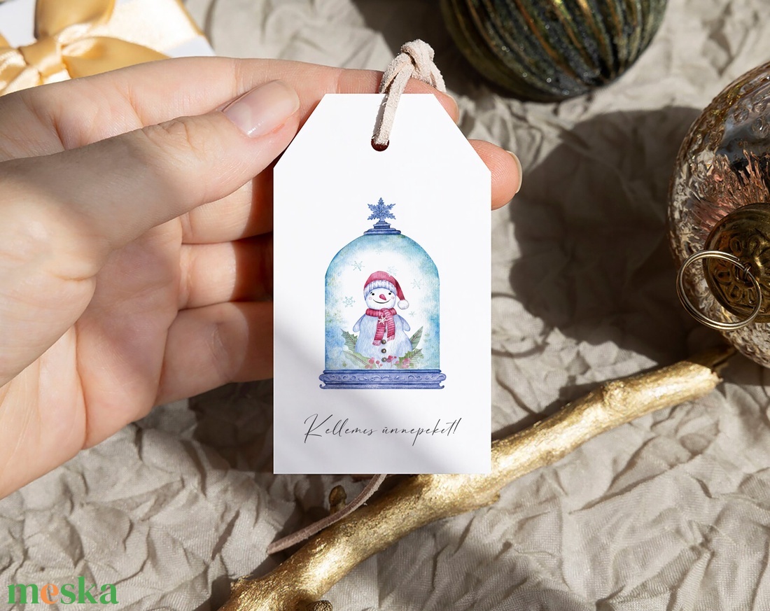 Karácsonyi ajándékkísérő kártya, Berry ajándékátadó címke szett 4 db - karácsony - karácsonyi ajándékozás - karácsonyi képeslap, üdvözlőlap, ajándékkísérő - Meska.hu