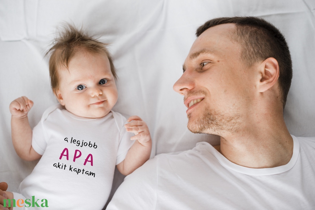 Legjobb anya, apa vicces anyák, apák napi baba body, ajándék - ruha & divat - babaruha & gyerekruha - body - Meska.hu