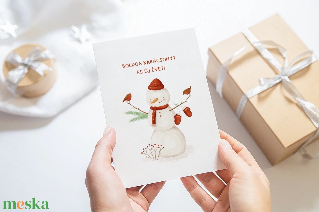 Karácsonyi képeslap, üdvözlőlap, ajándékkísérő szett 3 db - karácsony - karácsonyi ajándékozás - karácsonyi képeslap, üdvözlőlap, ajándékkísérő - Meska.hu