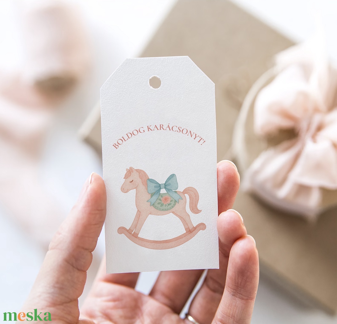 Karácsonyi ajándékkísérő, diótörő ajándékátadó címke szett 6 db - karácsony - karácsonyi ajándékozás - karácsonyi képeslap, üdvözlőlap, ajándékkísérő - Meska.hu