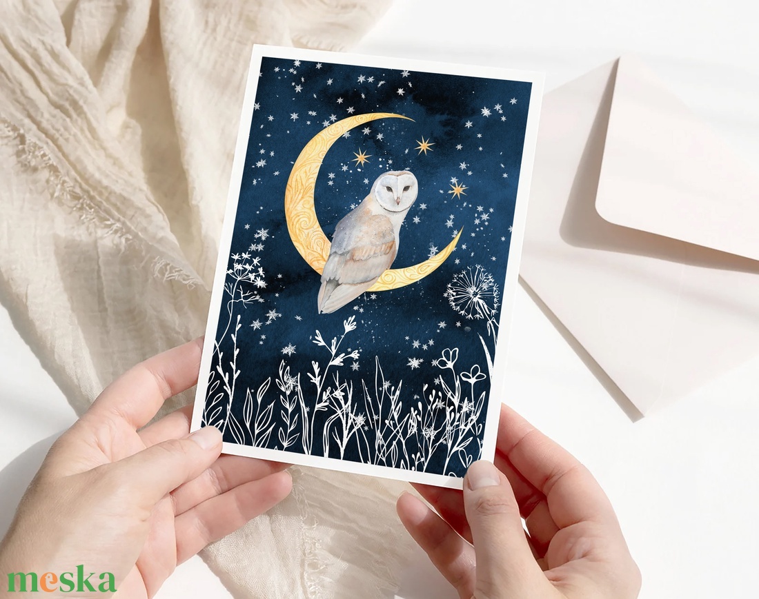 Karácsonyi képeslap, üdvözlőlap, erdei állatos ajándékkísérő - karácsony - karácsonyi ajándékozás - karácsonyi képeslap, üdvözlőlap, ajándékkísérő - Meska.hu