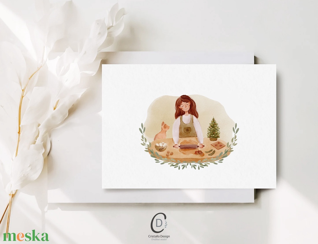 Karácsonyi képeslap, natural üdvözlőlap, macskás ajándékkísérő szett 3 db - karácsony - karácsonyi ajándékozás - karácsonyi képeslap, üdvözlőlap, ajándékkísérő - Meska.hu