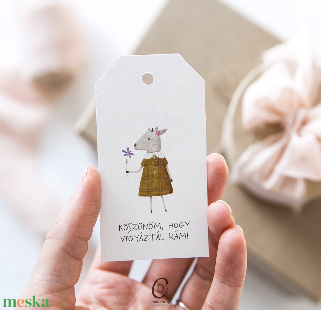 Köszönőajándék óvó néniknek, dadusoknak, ballagásra búcsúajándék, erdei állatos ajándékkísérő - otthon & életmód - papír, írószer - ajándékozás kellékei - ajándékkísérő - Meska.hu