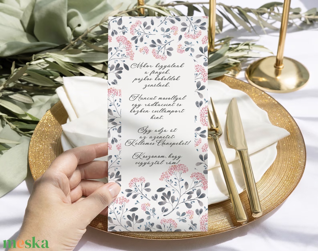 Köszönőajándék óvónéniknek, dadusoknak, karácsonyra köszöntő, verses ajándékkísérő - karácsony - karácsonyi ajándékozás - karácsonyi képeslap, üdvözlőlap, ajándékkísérő - Meska.hu