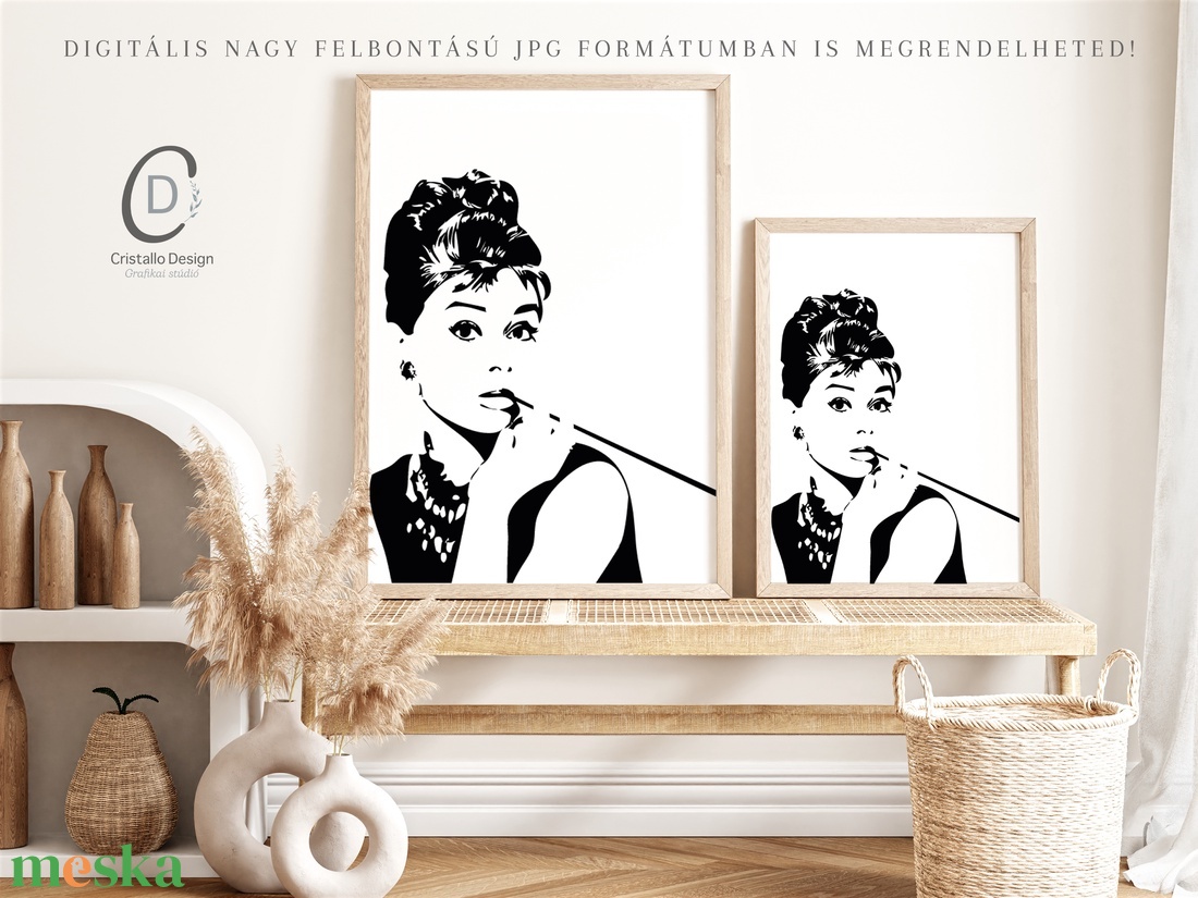 Audrey Hepburn poszter, kép, vászonkép, dekoráció - otthon & életmód - dekoráció - kép & falikép - poszter - Meska.hu