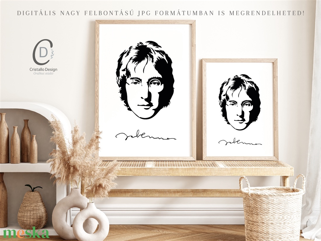 John Lennon poszter, kép, vászonkép, dekoráció - otthon & életmód - dekoráció - kép & falikép - poszter - Meska.hu