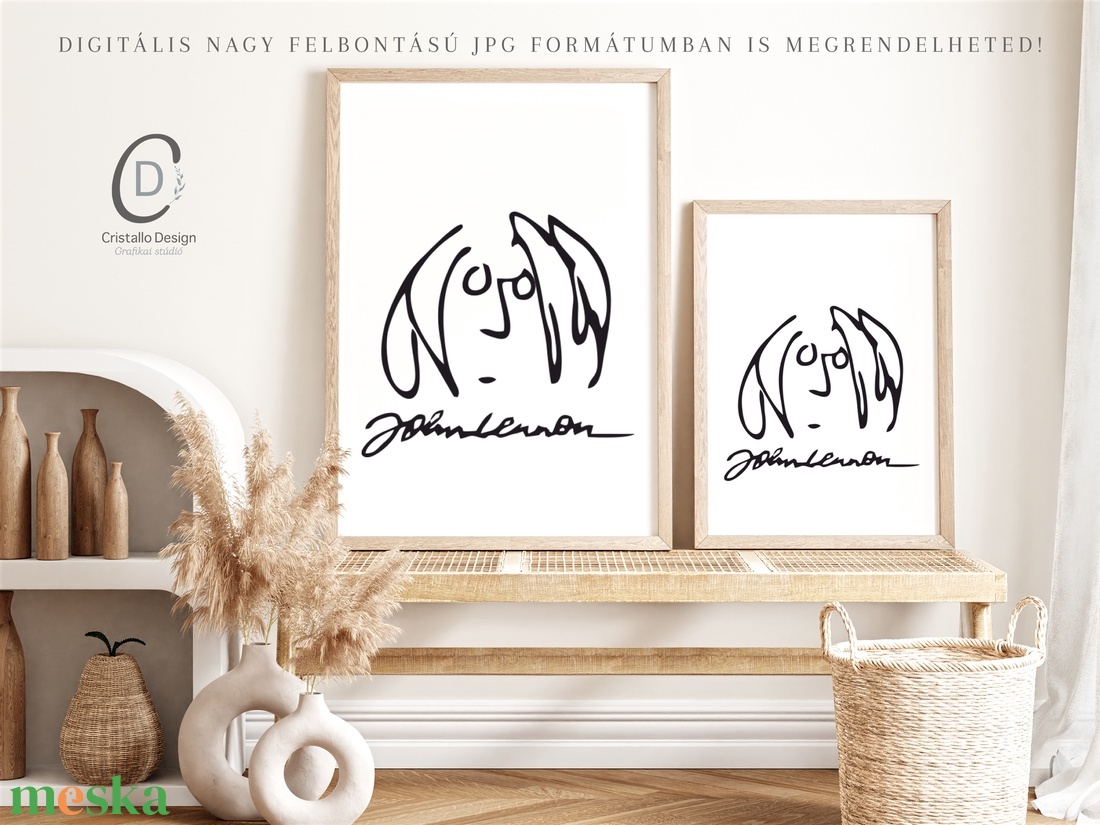 John Lennon poszter, kép, vászonkép, dekoráció - otthon & életmód - dekoráció - kép & falikép - poszter - Meska.hu