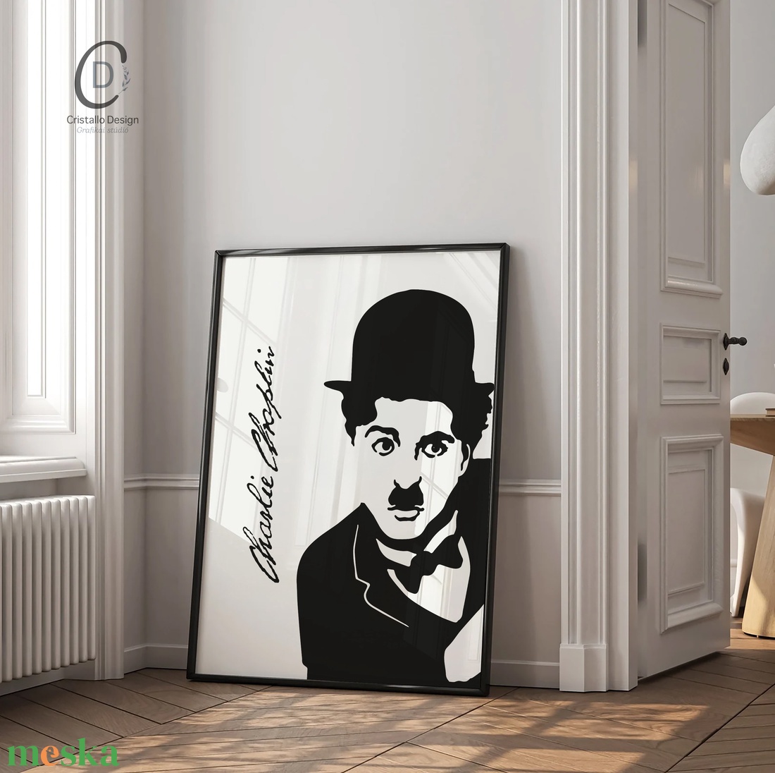 Charlie Chaplin poszter, kép, vászonkép, dekoráció - otthon & életmód - dekoráció - kép & falikép - poszter - Meska.hu