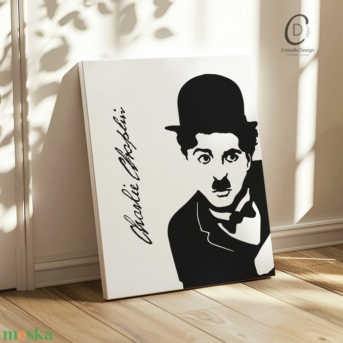 Charlie Chaplin poszter, kép, vászonkép, dekoráció - otthon & életmód - dekoráció - kép & falikép - poszter - Meska.hu