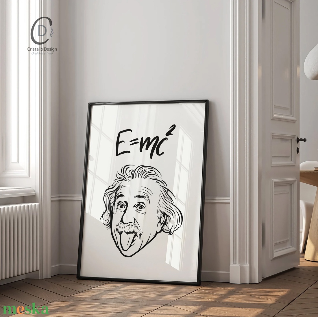 Albert Einstein poszter, kép, vászonkép, dekoráció - otthon & életmód - dekoráció - kép & falikép - poszter - Meska.hu