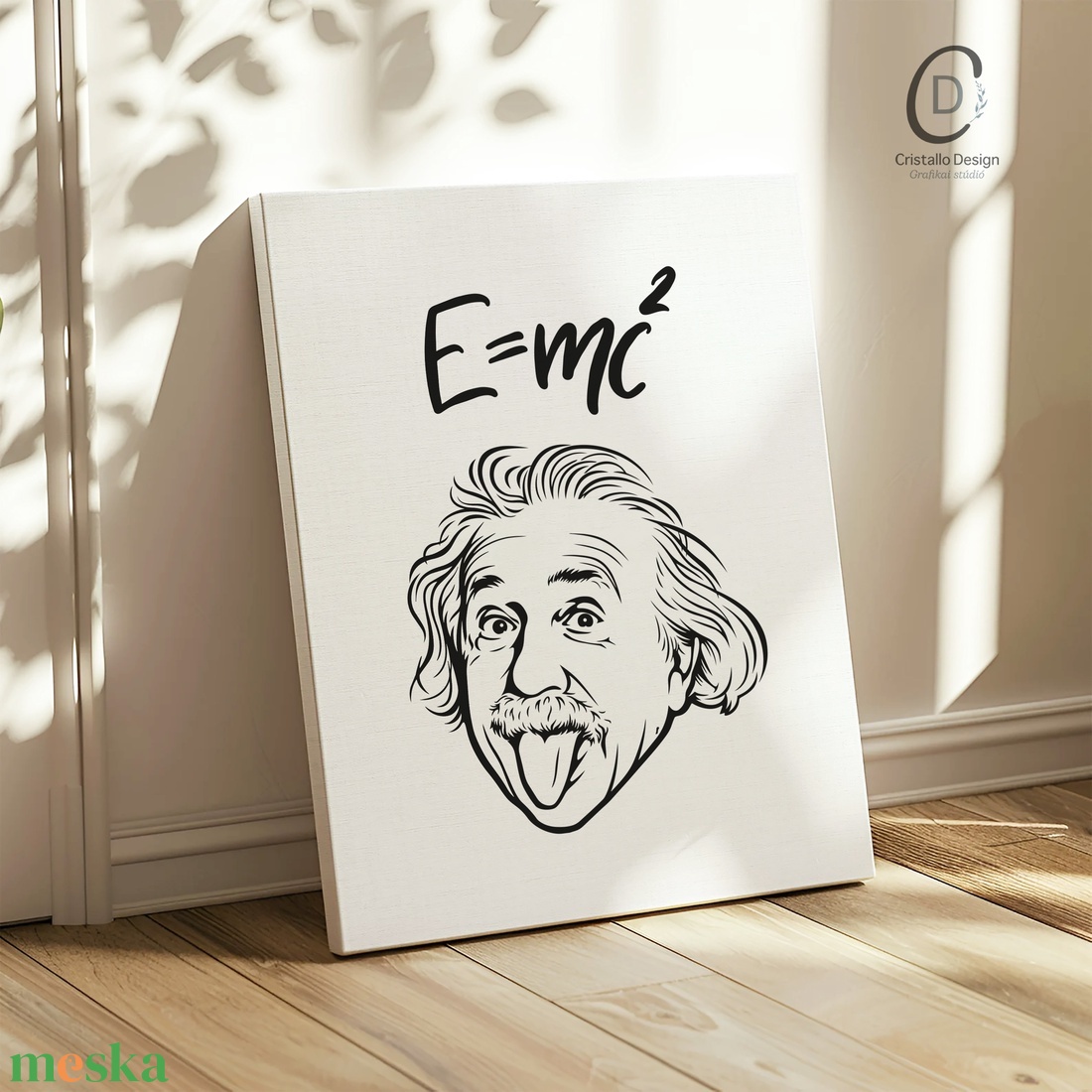 Albert Einstein poszter, kép, vászonkép, dekoráció - otthon & életmód - dekoráció - kép & falikép - poszter - Meska.hu