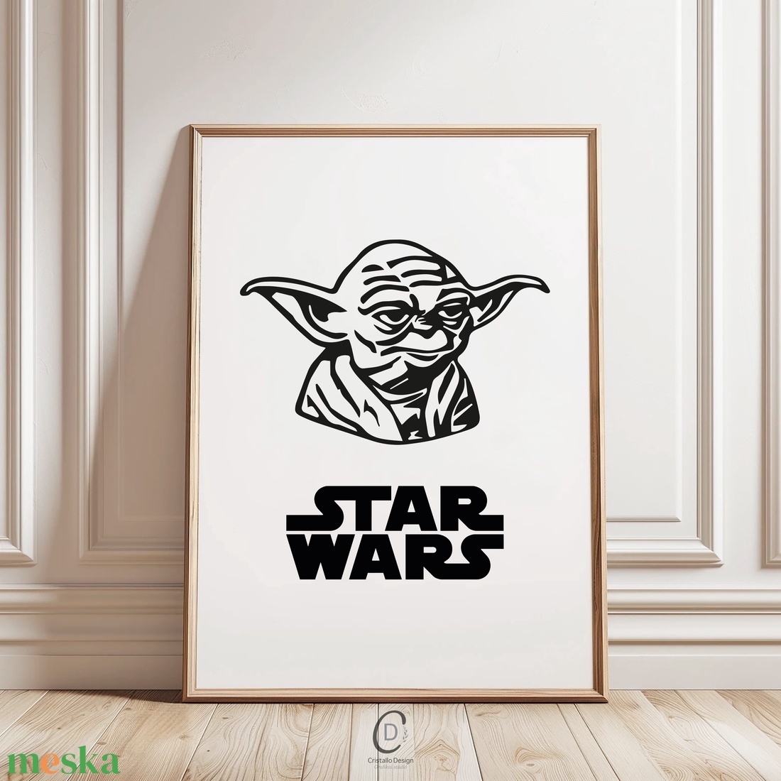 Yoda poszter, Star Wars kép, vászonkép, dekoráció - otthon & életmód - dekoráció - kép & falikép - poszter - Meska.hu
