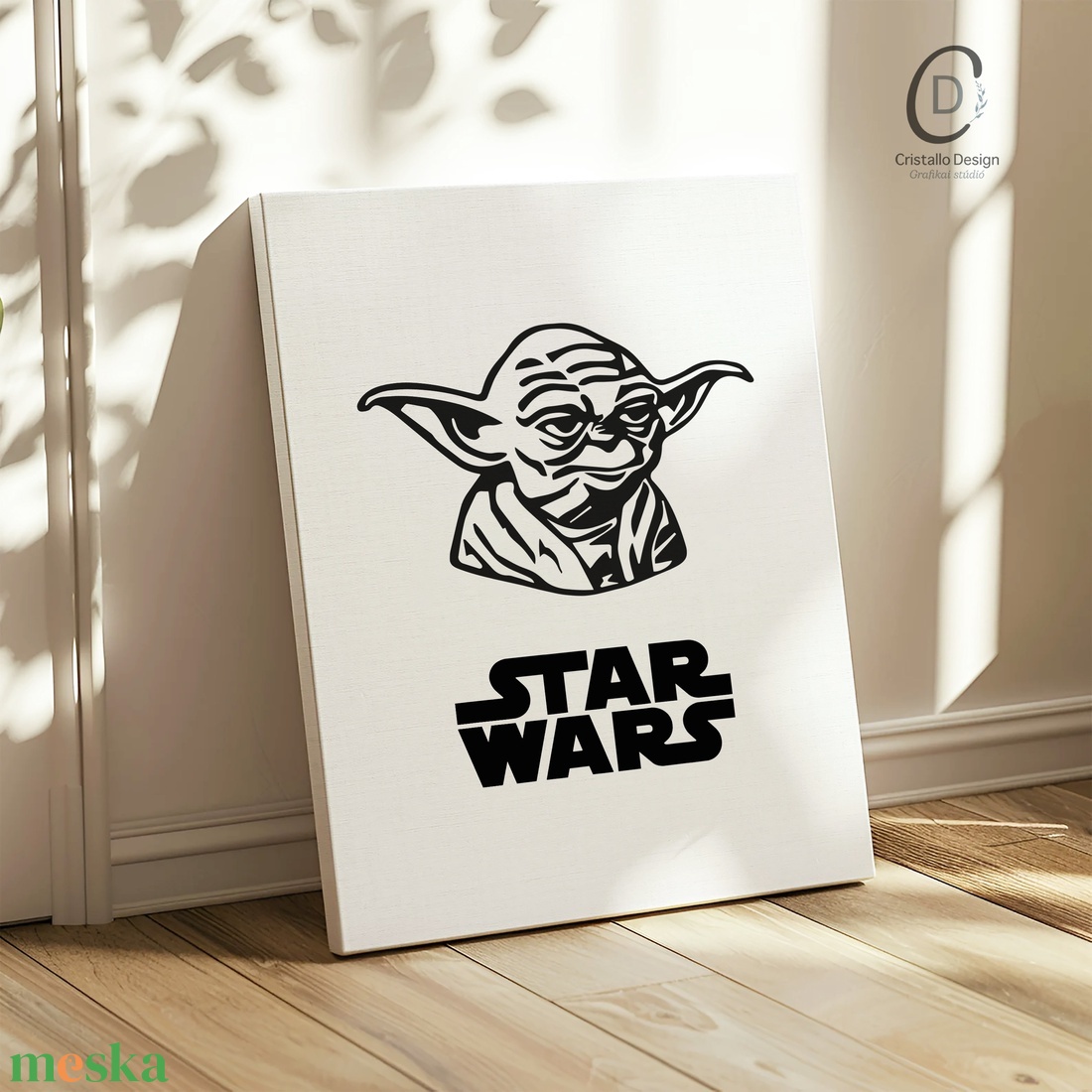 Yoda poszter, Star Wars kép, vászonkép, dekoráció - otthon & életmód - dekoráció - kép & falikép - poszter - Meska.hu