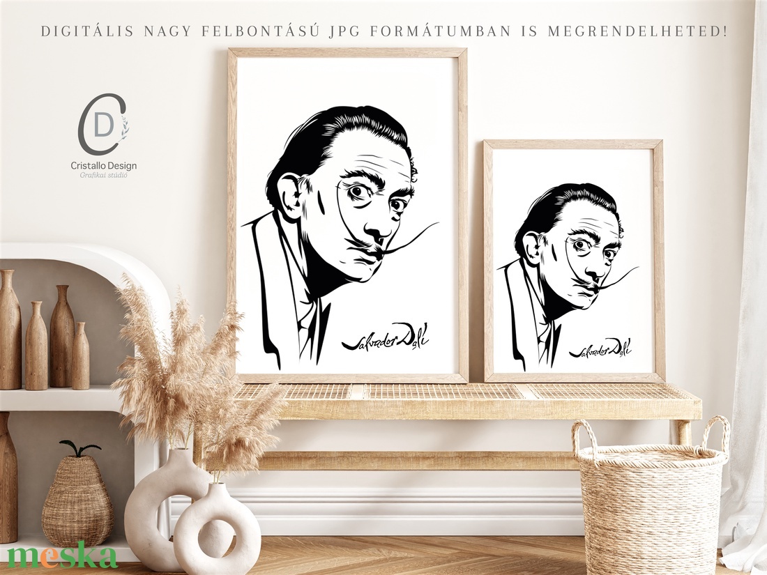 Salvador Dali poszter, kép, vászonkép, dekoráció - otthon & életmód - dekoráció - kép & falikép - poszter - Meska.hu