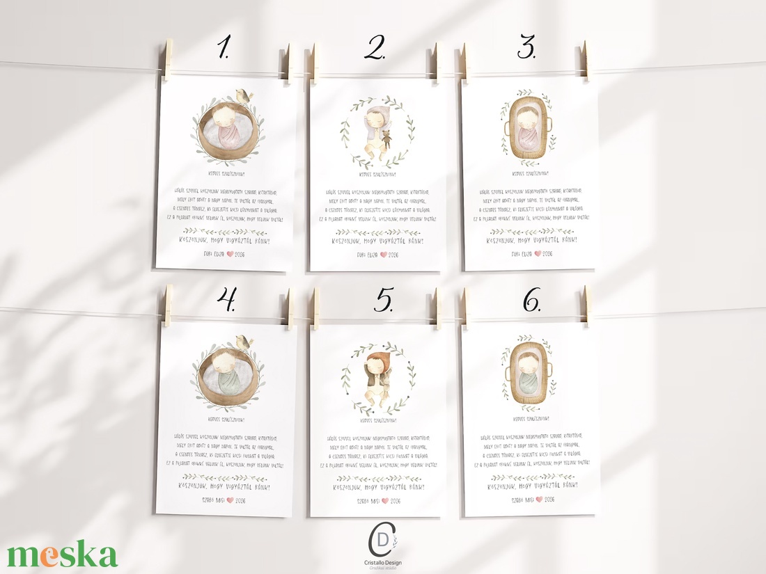 Személyre szóló képeslap, köszönőajándék orvosnak, szülésznőnek, bábának, köszönőkártya, ajándékkísérő - otthon & életmód - papír, írószer - ajándékozás kellékei - képeslap, üdvözlőlap - Meska.hu