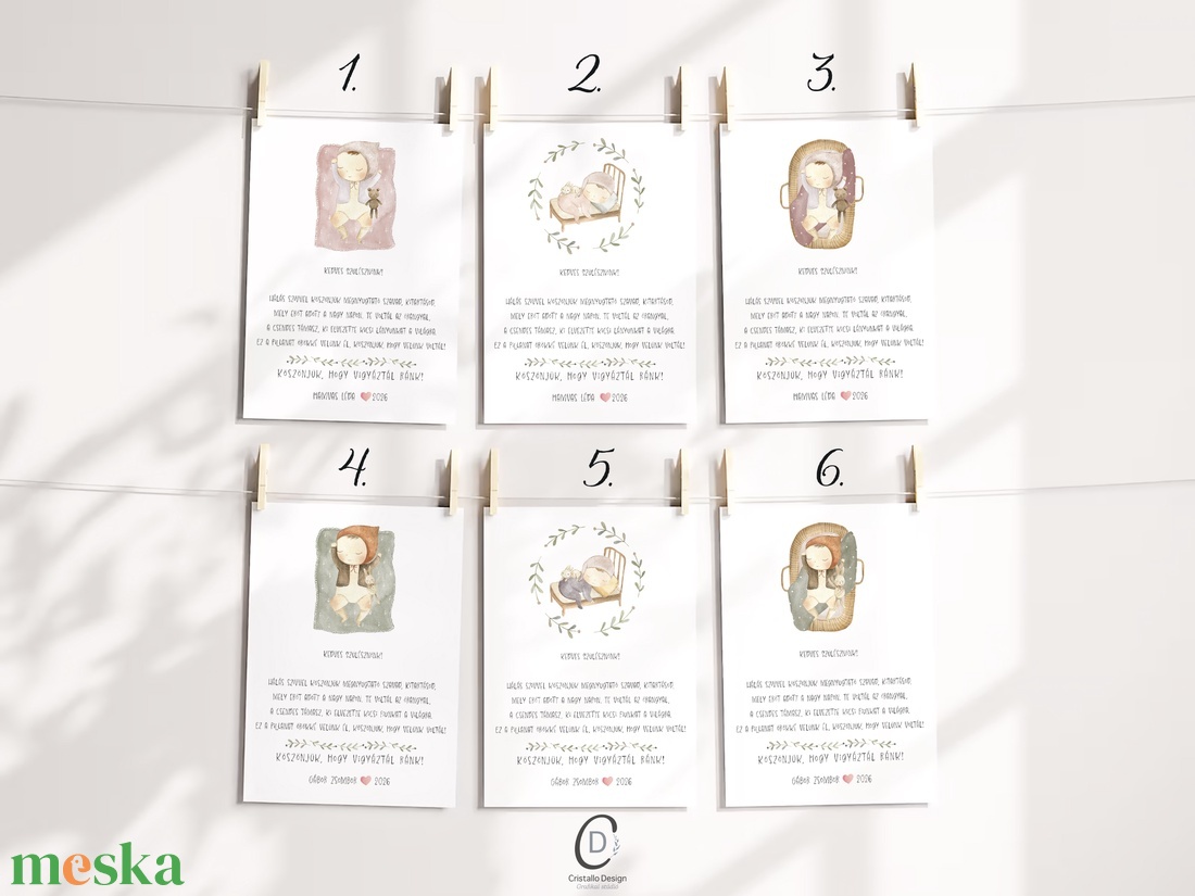 Személyre szóló képeslap, köszönőajándék orvosnak, szülésznőnek, bábának, köszönőkártya, ajándékkísérő - otthon & életmód - papír, írószer - ajándékozás kellékei - képeslap, üdvözlőlap - Meska.hu