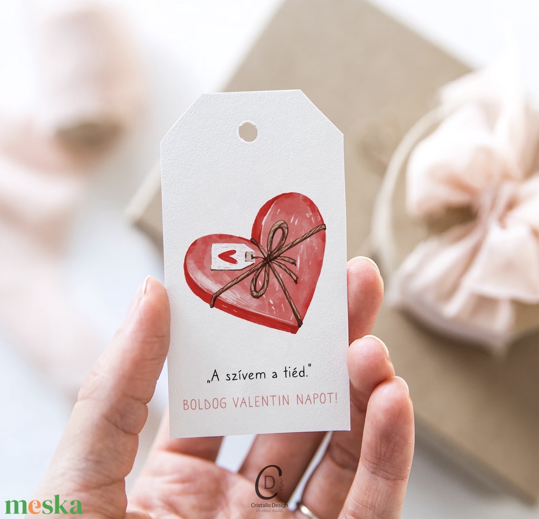 Valentin napi idézetes ajándékkísérő, szívecskés ajándékátadó kártya szett 4 db - otthon & életmód - papír, írószer - ajándékozás kellékei - ajándékkísérő - Meska.hu