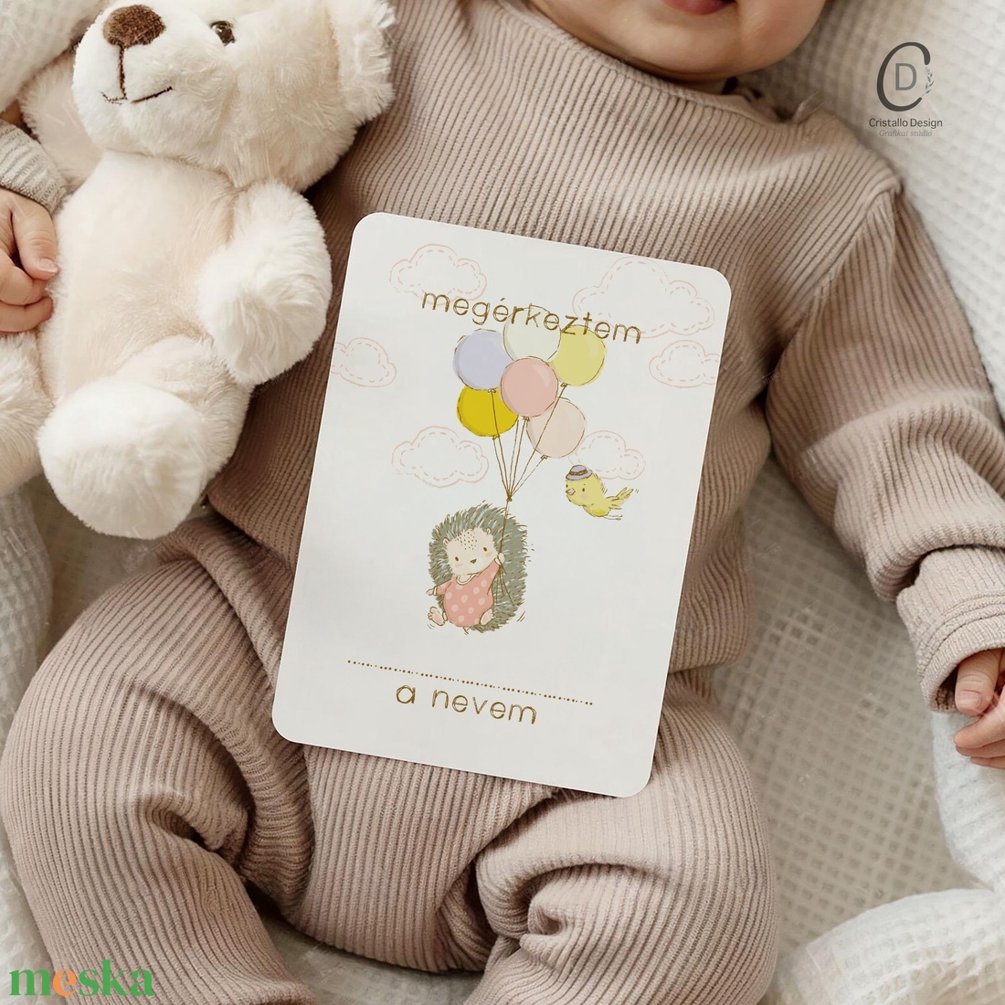 Mérföldkő kártya, erdei állatos emlékörző kártyák, baba box, 17 db - baba - mama - babafotózás - baba mérföldkő kártyák - Meska.hu