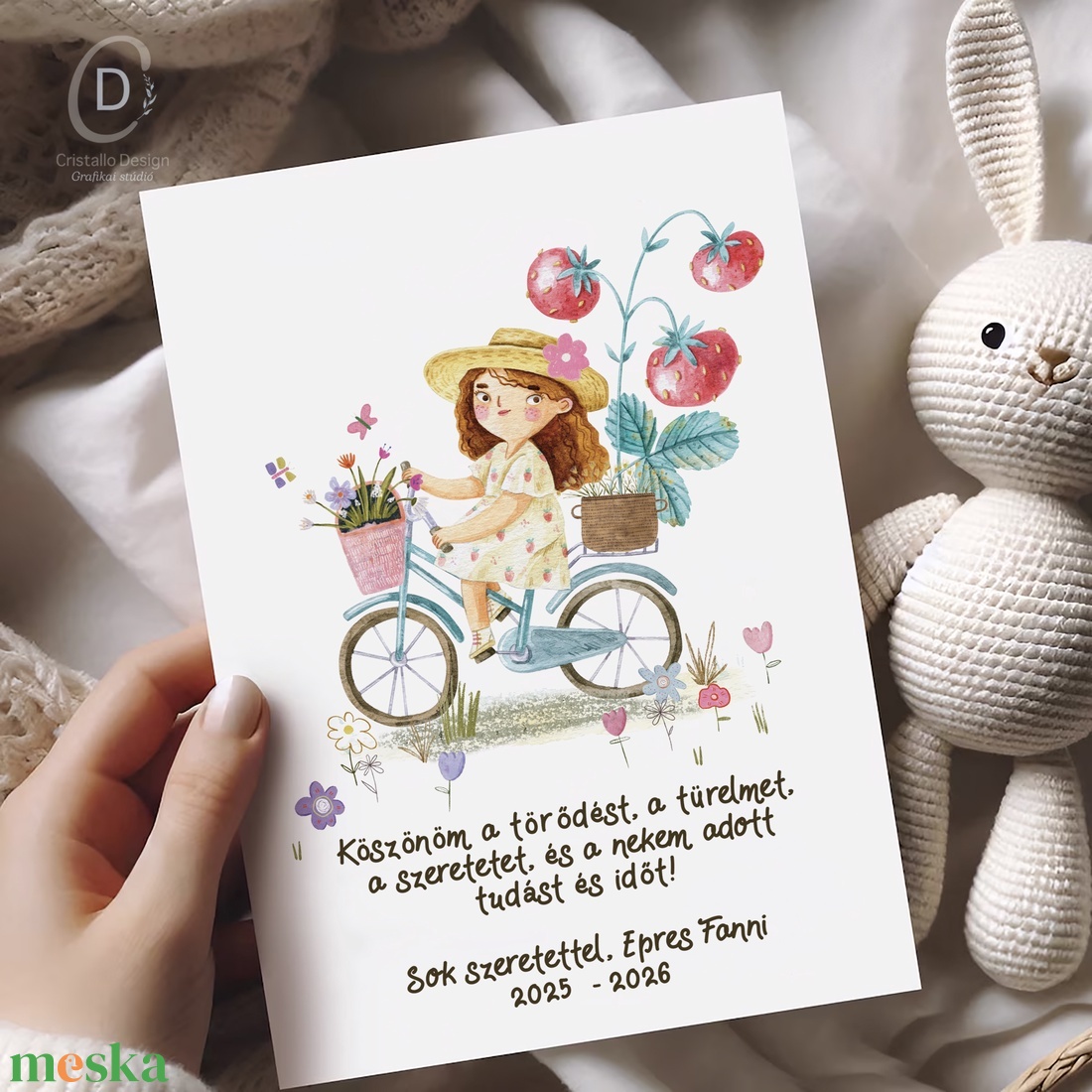 Köszönőajándék óvó néniknek, dadusoknak, ballagásra búcsúajándék, ajándékkísérő - otthon & életmód - papír, írószer - ajándékozás kellékei - ajándékkísérő - Meska.hu