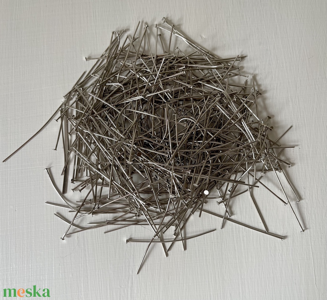 Kiárusítás, szerelőpálca ezüst színben - kellékek & szerszámok - ékszerkellék - fülbevaló alap - Meska.hu