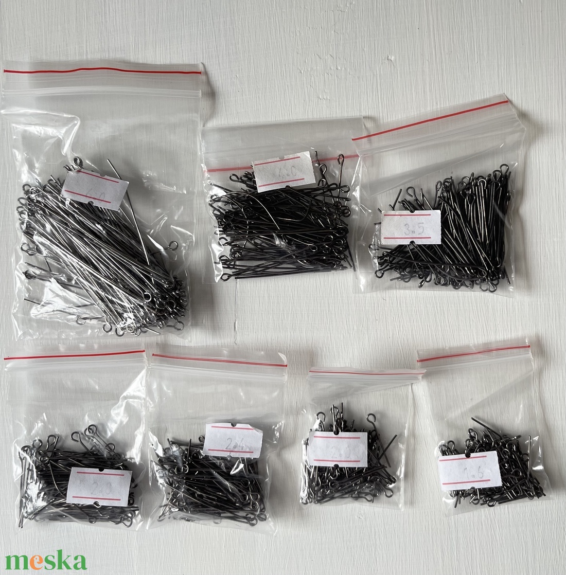 Kiárusítás, szerelőpálca szett több méretben  - kellékek & szerszámok - ékszerkellék - fülbevaló alap - Meska.hu