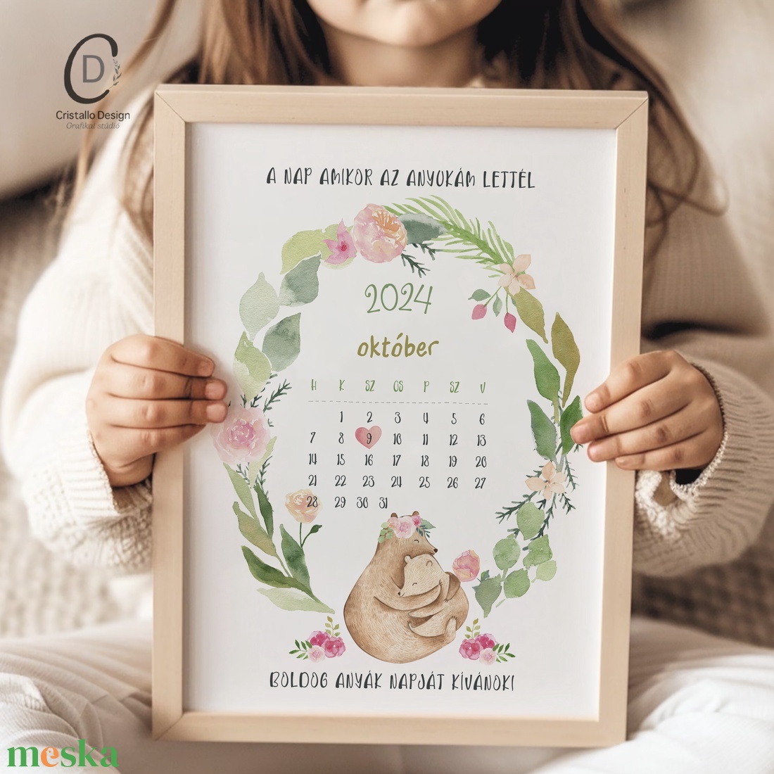 Anyák napi ajándék, személyre szoló poszter, képeslap, ajándékkísérő - otthon & életmód - papír, írószer - ajándékozás kellékei - képeslap, üdvözlőlap - Meska.hu