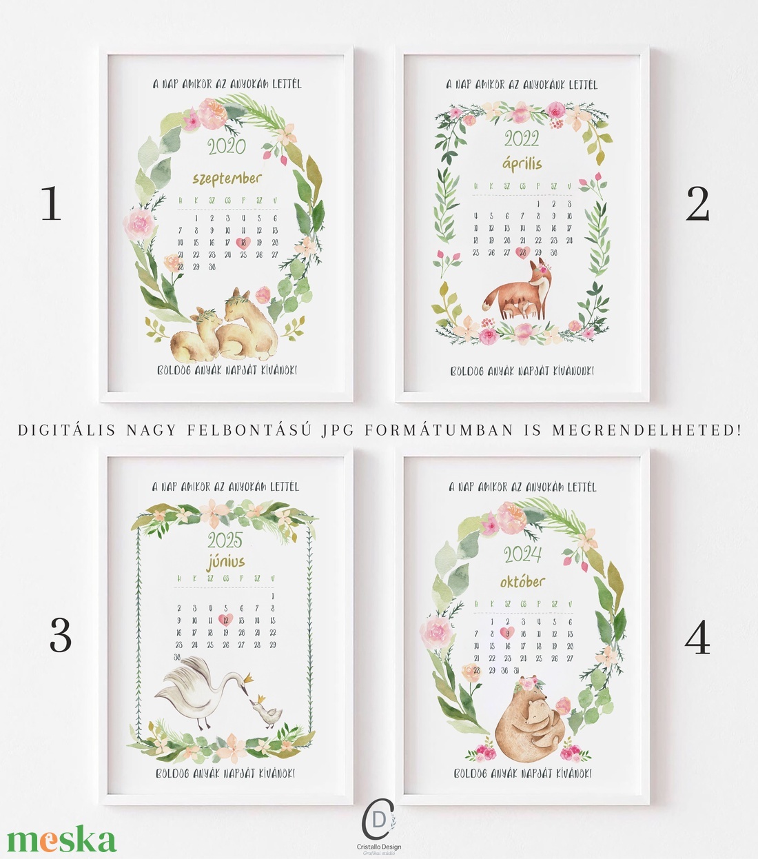 Anyák napi ajándék, személyre szoló poszter, képeslap, ajándékkísérő - otthon & életmód - papír, írószer - ajándékozás kellékei - képeslap, üdvözlőlap - Meska.hu