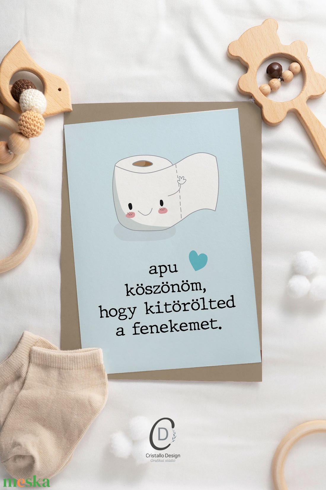Apák napja képeslap, vicces apák napi ajándékkísérő, képeslap apukáknak - otthon & életmód - papír, írószer - ajándékozás kellékei - képeslap, üdvözlőlap - Meska.hu
