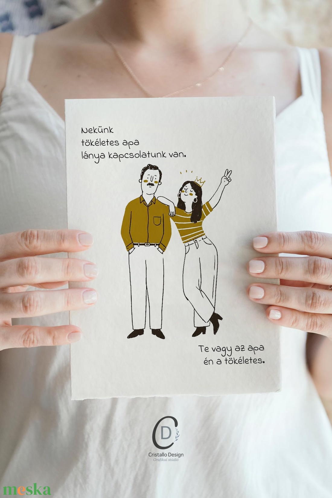 Apák napi képeslap, vicces apák napi ajándékkísérő, képeslap apukáknak - otthon & életmód - papír, írószer - ajándékozás kellékei - képeslap, üdvözlőlap - Meska.hu