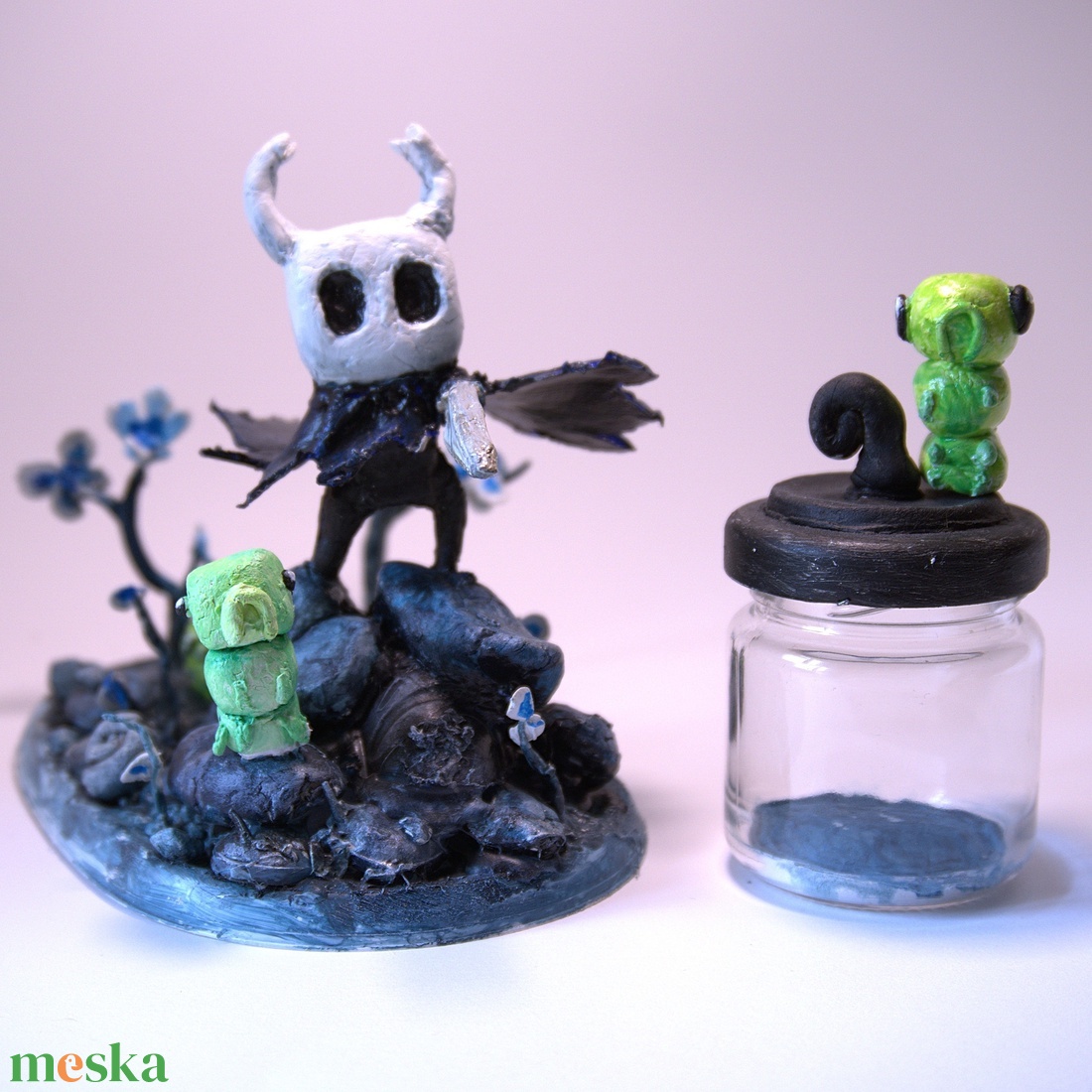 Hollow Knight gyurma figurák - otthon & életmód - dekoráció - dísztárgy - Meska.hu