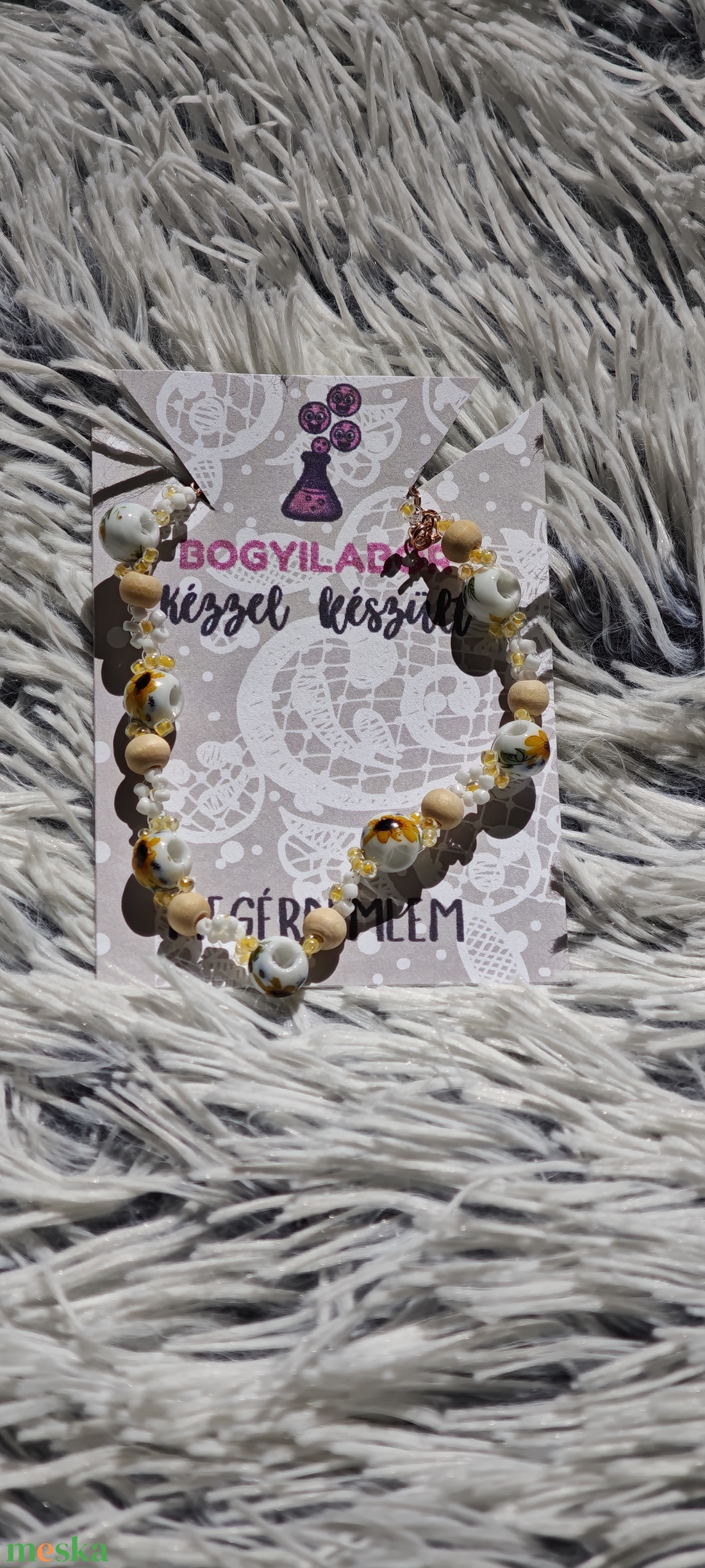 Kézzel készített karkötő  - ékszer - karkötő - gyöngyös karkötő - Meska.hu