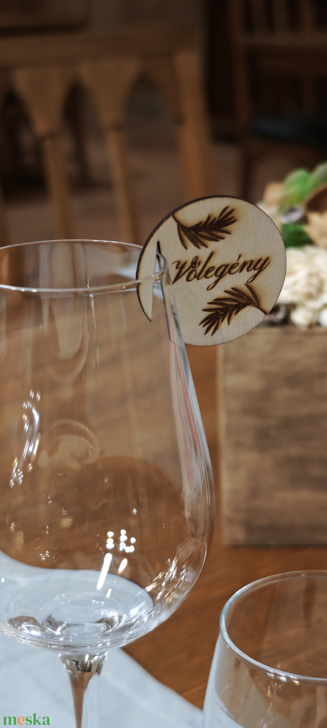 Egyedi pohár jelölő/esküvői névtábla  - esküvő - dekoráció - tábla & jelzés - Meska.hu