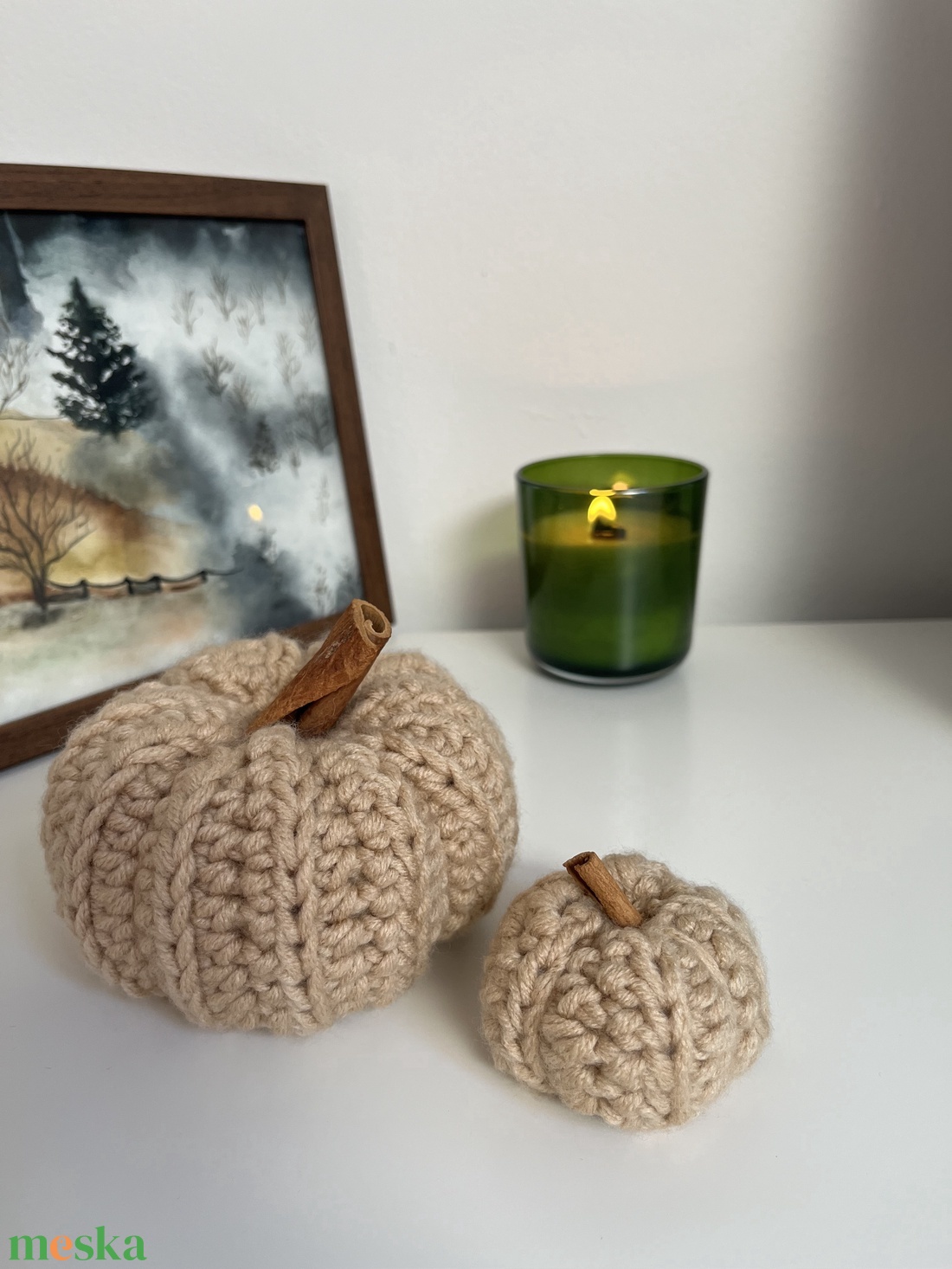 Horgolt tökök - otthon & életmód - dekoráció - halloween - halloweeni dekoráció - Meska.hu