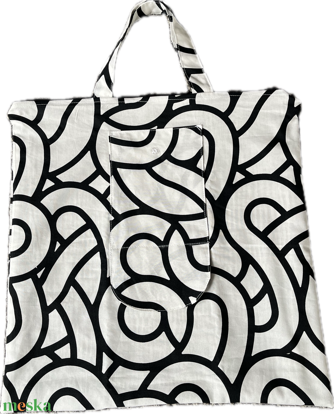 Összecsukható bevásárlótáska - táska & tok - bevásárlás & shopper táska - shopper, textiltáska, szatyor - Meska.hu