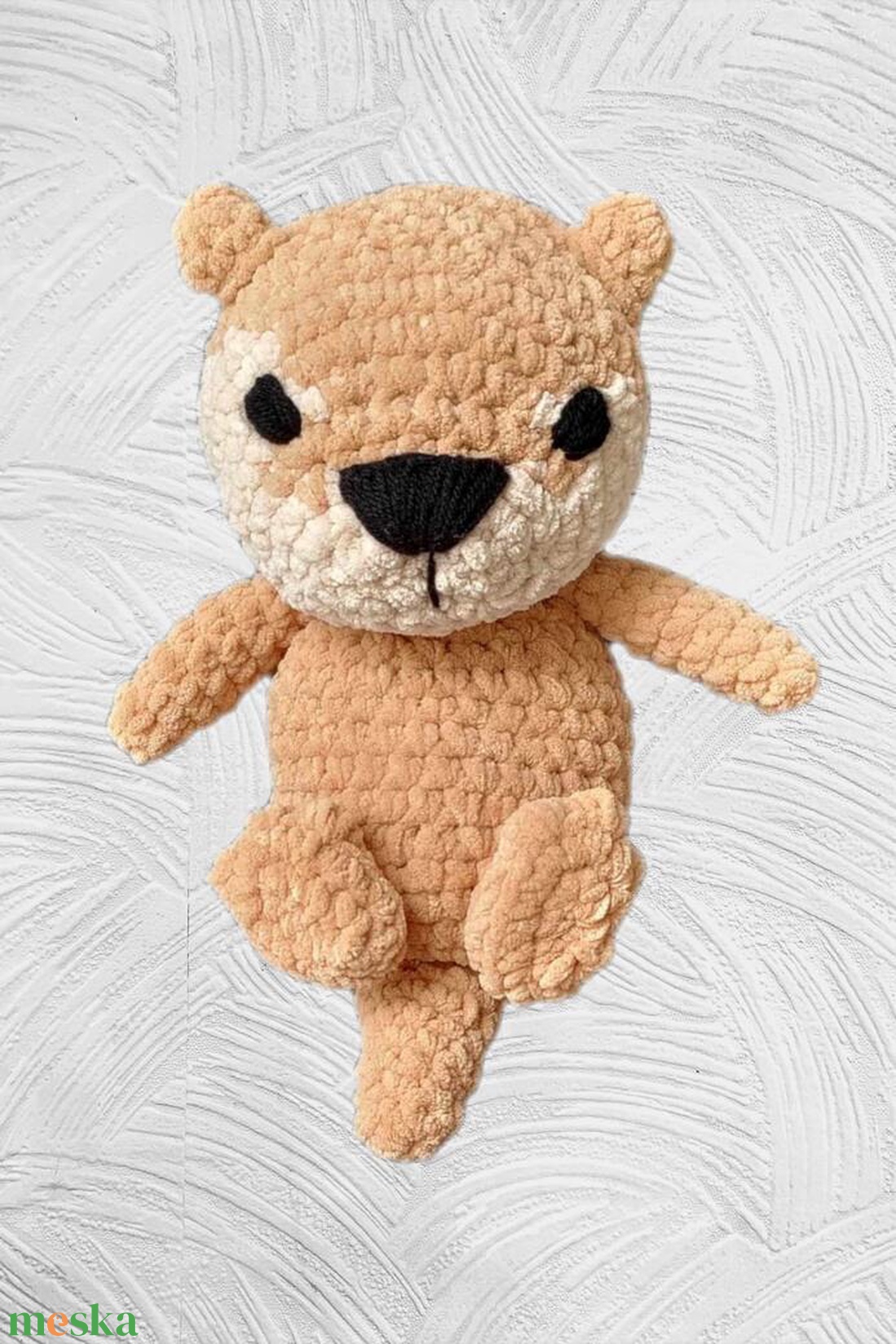 Horgolt vidra - játék & sport - plüssállat & játékfigura - más figura - Meska.hu