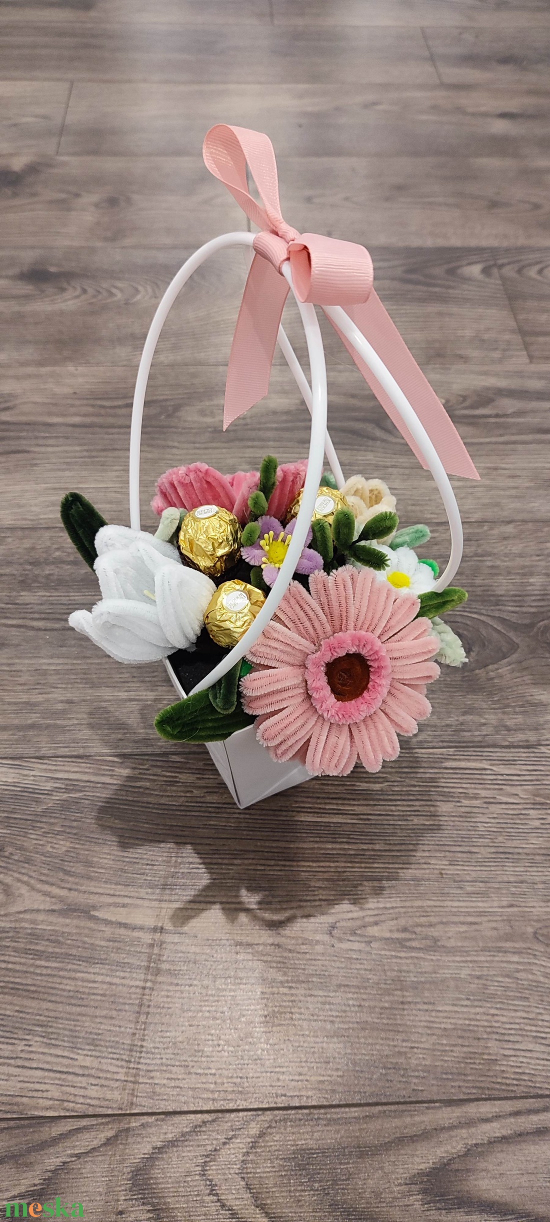 Zsenília virág box - otthon & életmód - virágdekoráció - virágok - virágbox - Meska.hu